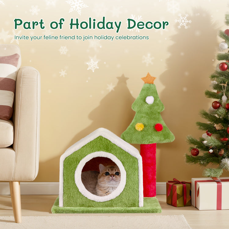 Cat House Christmas Tree - Cat Climbing Frame