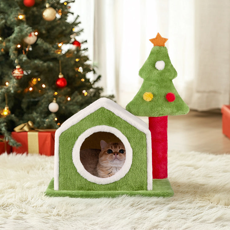 Cat House Christmas Tree - Cat Climbing Frame