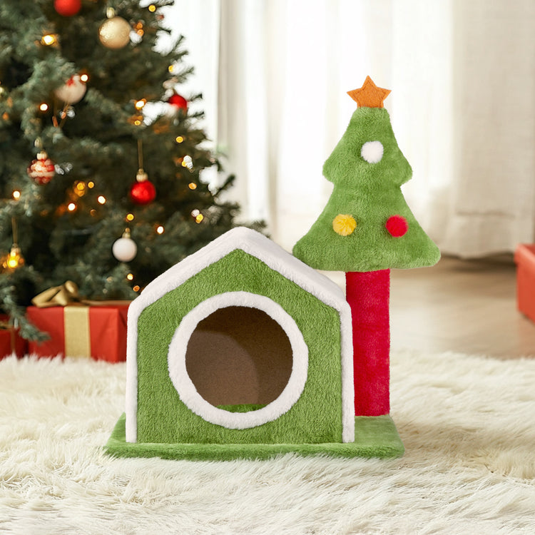 Cat House Christmas Tree - Cat Climbing Frame