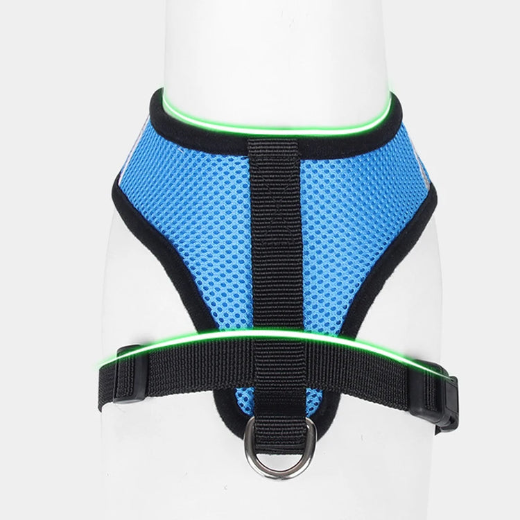 Adjustable Mesh Pet Collar Harness with Leash