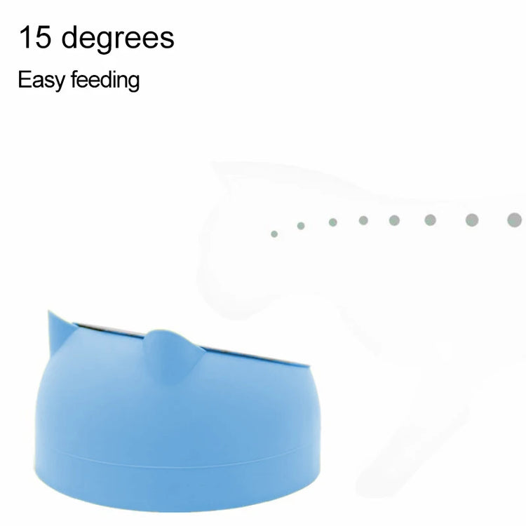 Stainless Steel Inclined Pet Bowl