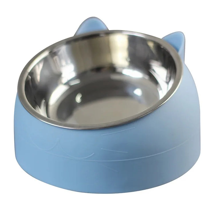Stainless Steel Inclined Pet Bowl