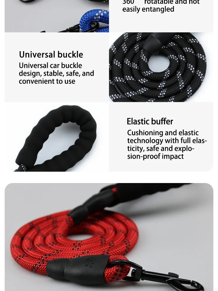Reflective Nylon Dog Leash