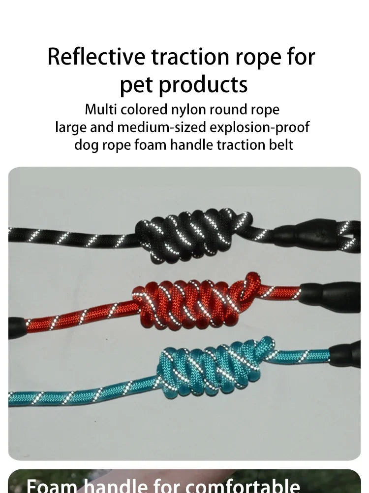 Reflective Nylon Dog Leash
