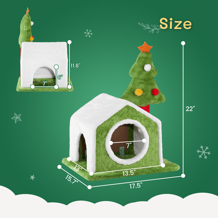 Cat House Christmas Tree - Cat Climbing Frame