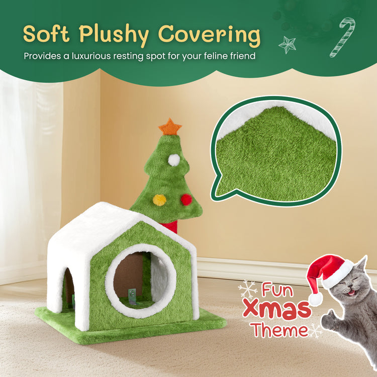 Cat House Christmas Tree - Cat Climbing Frame