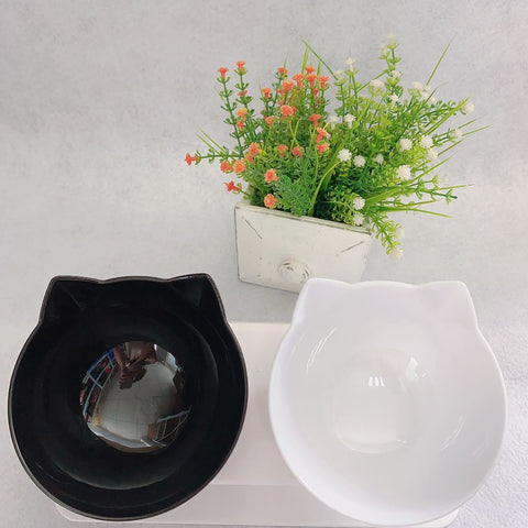 Cat Double Bowl Cat Food Bowl Protects Cervical Vertebra