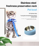 Stainless Steel Inclined Pet Bowl