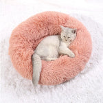 Round Plush Pet Bed (40–90cm)