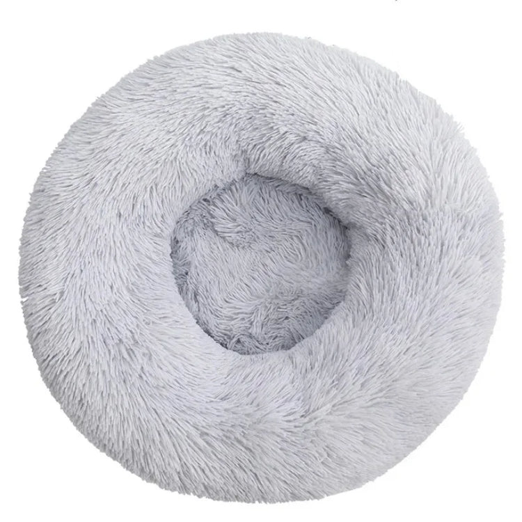Round Plush Pet Bed (40–90cm)