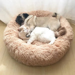 Round Plush Pet Bed (40–90cm)