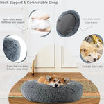 Round Plush Pet Bed (40–90cm)