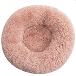 Round Plush Pet Bed (40–90cm)