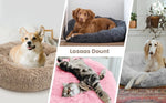 Round Plush Pet Bed (40–90cm)
