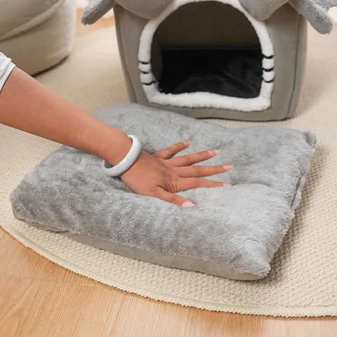 Gray Detachable Cat House