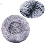 Round Plush Pet Bed (40–90cm)