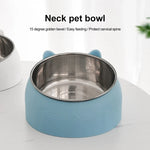 Stainless Steel Inclined Pet Bowl