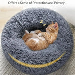 Round Plush Pet Bed (40–90cm)