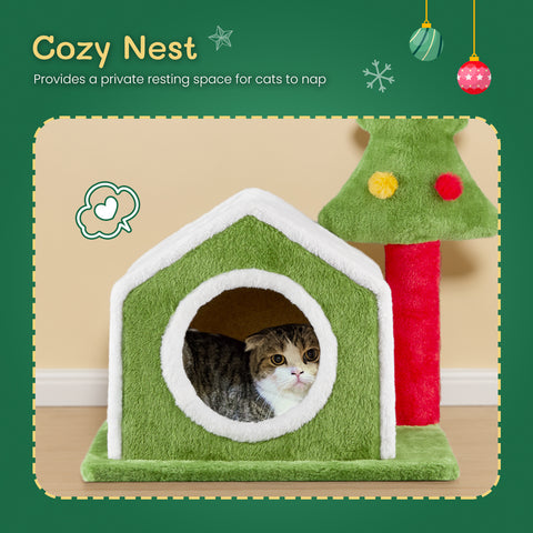 Cat House Christmas Tree - Cat Climbing Frame